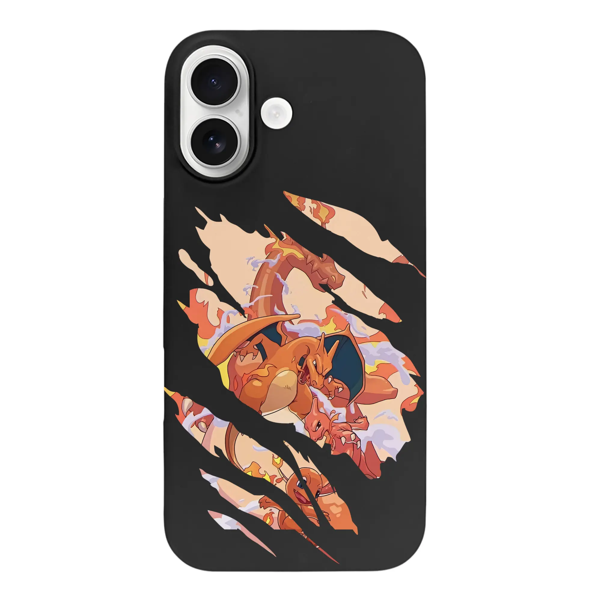 ポケモン グッズ,リザードン - iPhone 17 シリーズ シリコンケース 薄型 耐衝撃 指紋防止 ソフトタッチカバー 精密フィット 傷防止 保護ケース iPhone 17/17 Air/17 Pro/17 Pro Max 対応